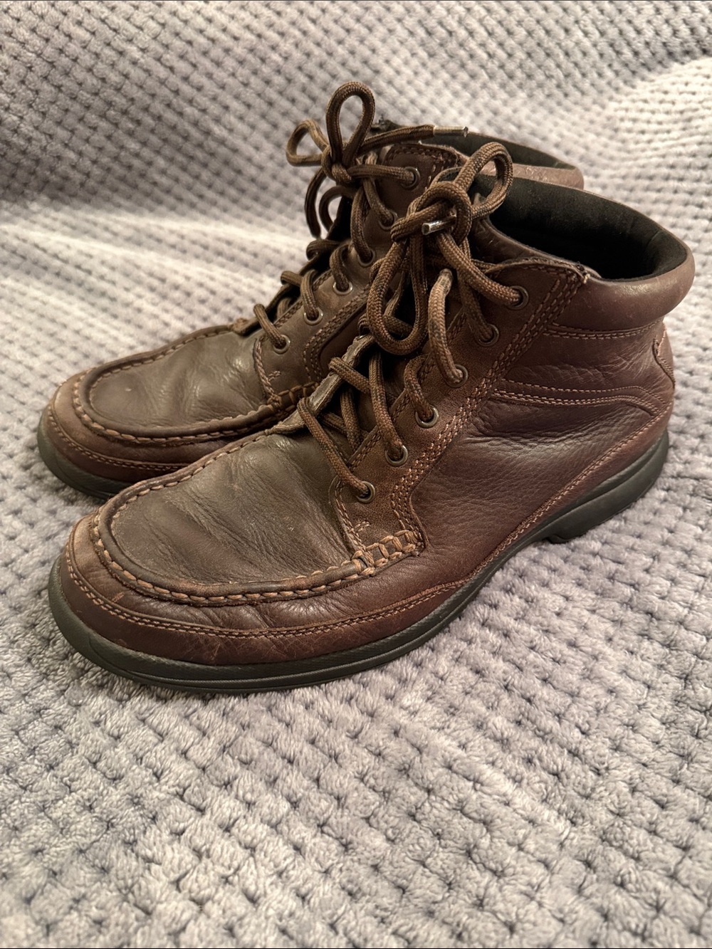 Men’s Rockport Moc Toe Ankle Boots 9.5